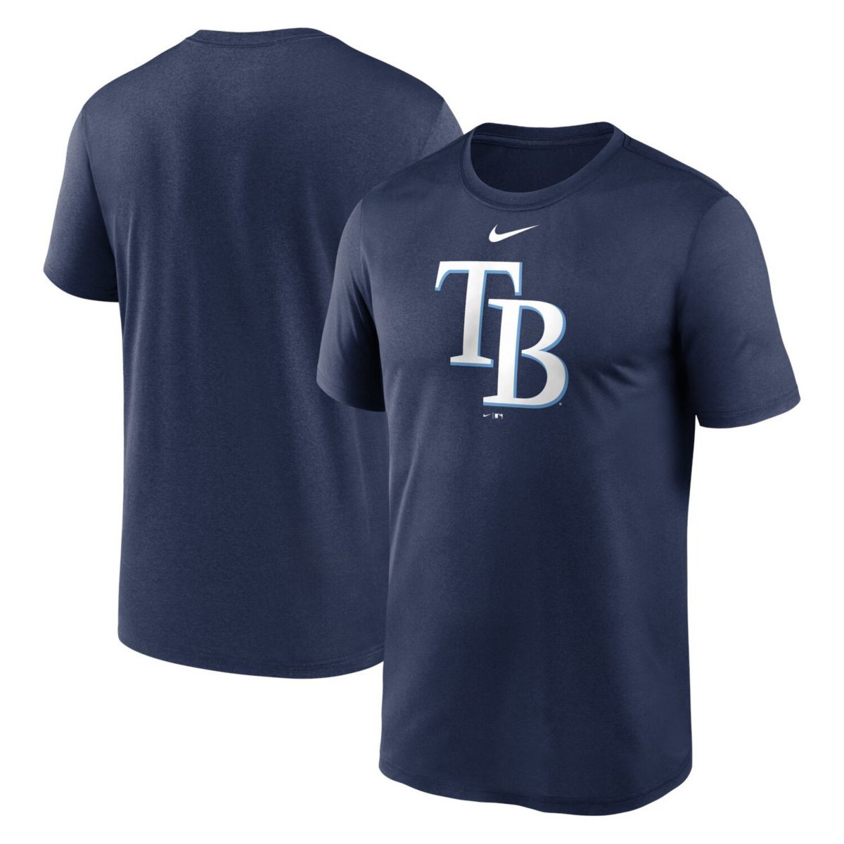 Мужская Футболка Nike Navy Tampa Bay Rays Big & Tall Logo Legend Performance Nitro USA