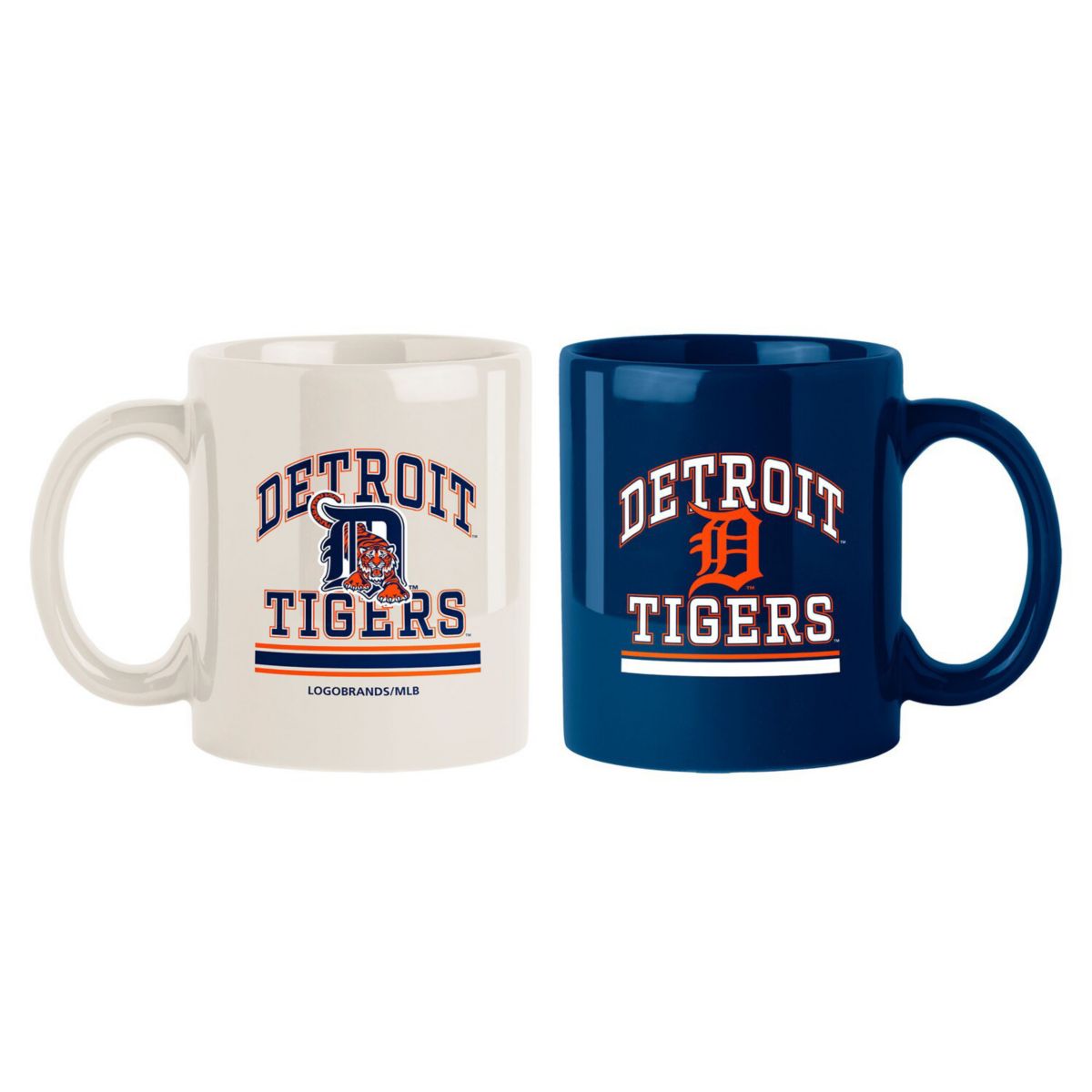 Detroit Tigers 15oz. Color Mug 2-Pack Set Logo Brand