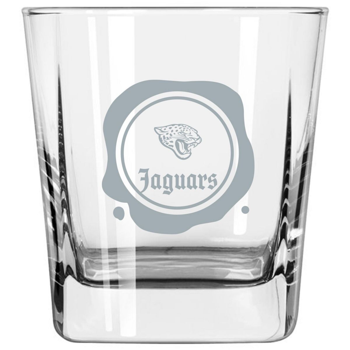 Jacksonville Jaguars 14oz. Frost Stamp Old Fashioned Glass Unbranded