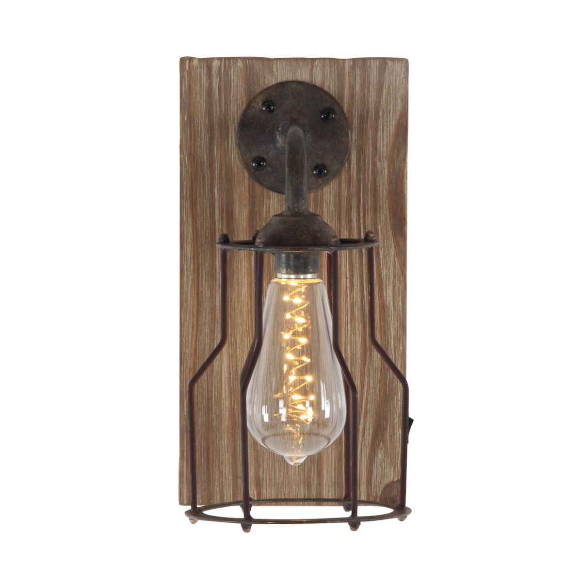 Stella & Eve Brown Iron Wall Sconce Stella & Eve