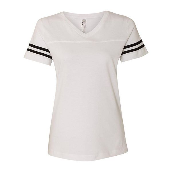 Женская Футболка Floso Lat Football V-neck Fine Jersey Tee Floso