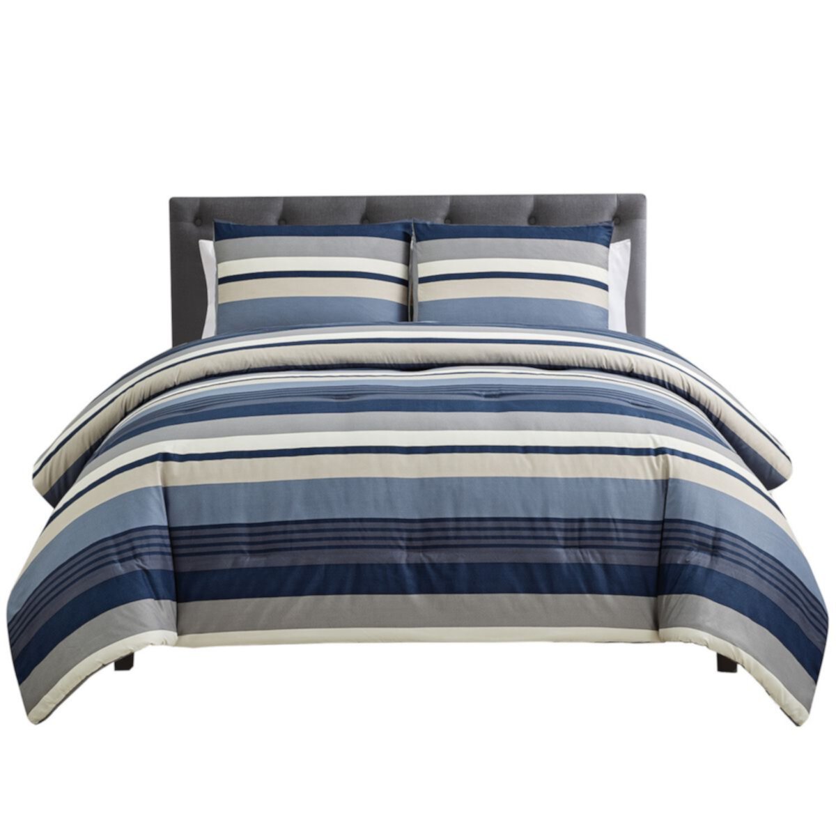 Lanwood Henderson Stripe Comforter Set with Shams Lanwood