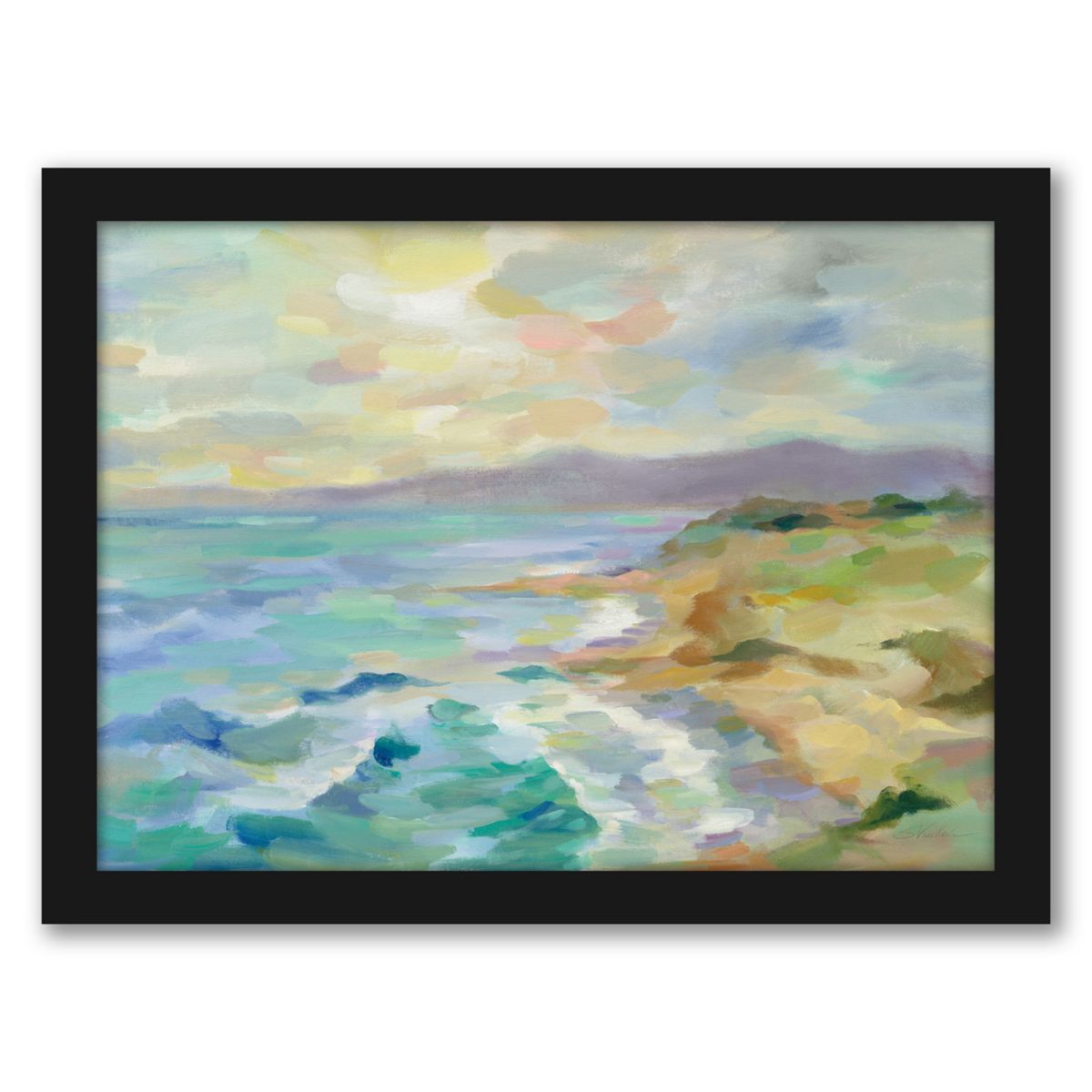 Americanflat Dunes by the Sea Framed Wall Art Americanflat