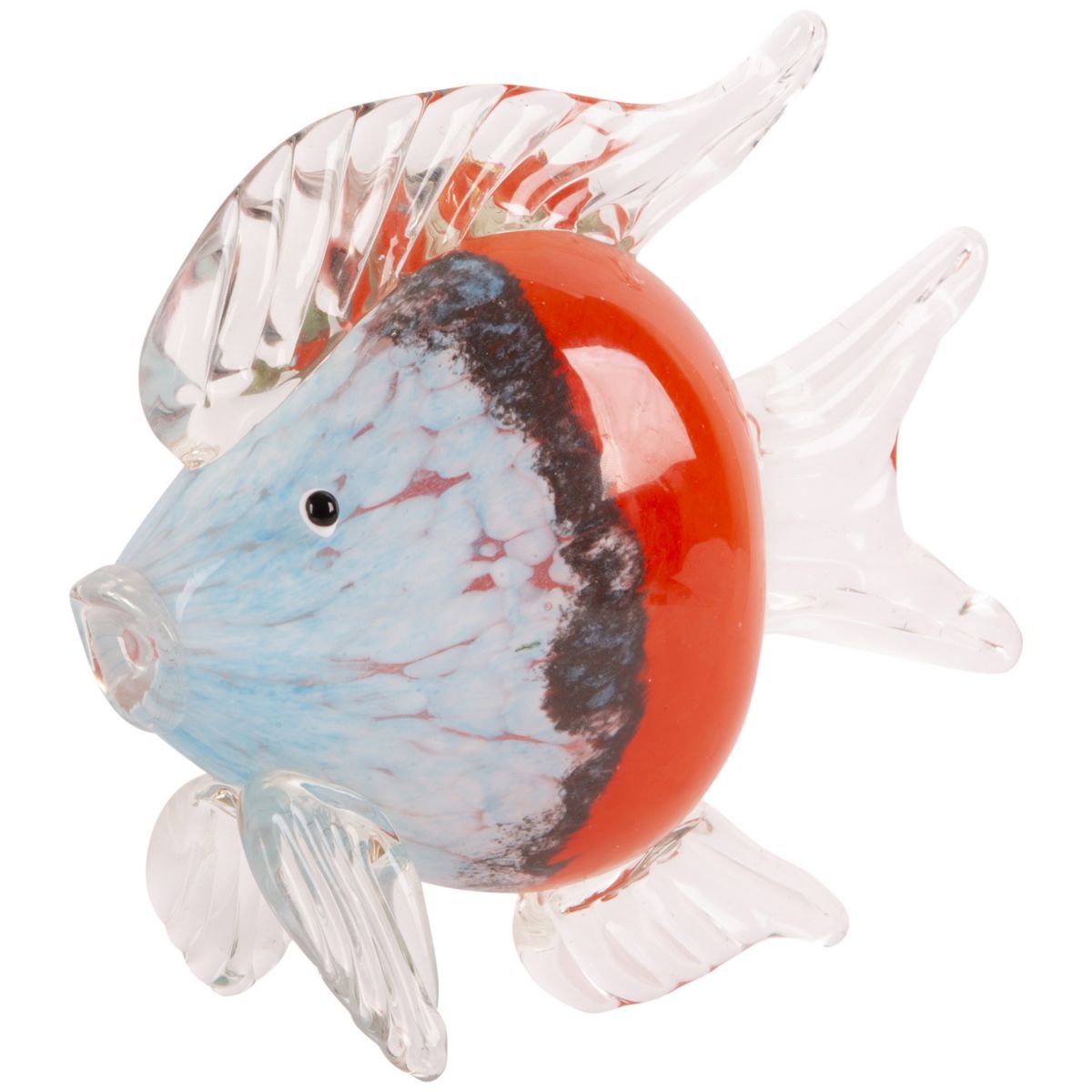 Home Essentials Orange Glass Fish Table Décor Home Essentials