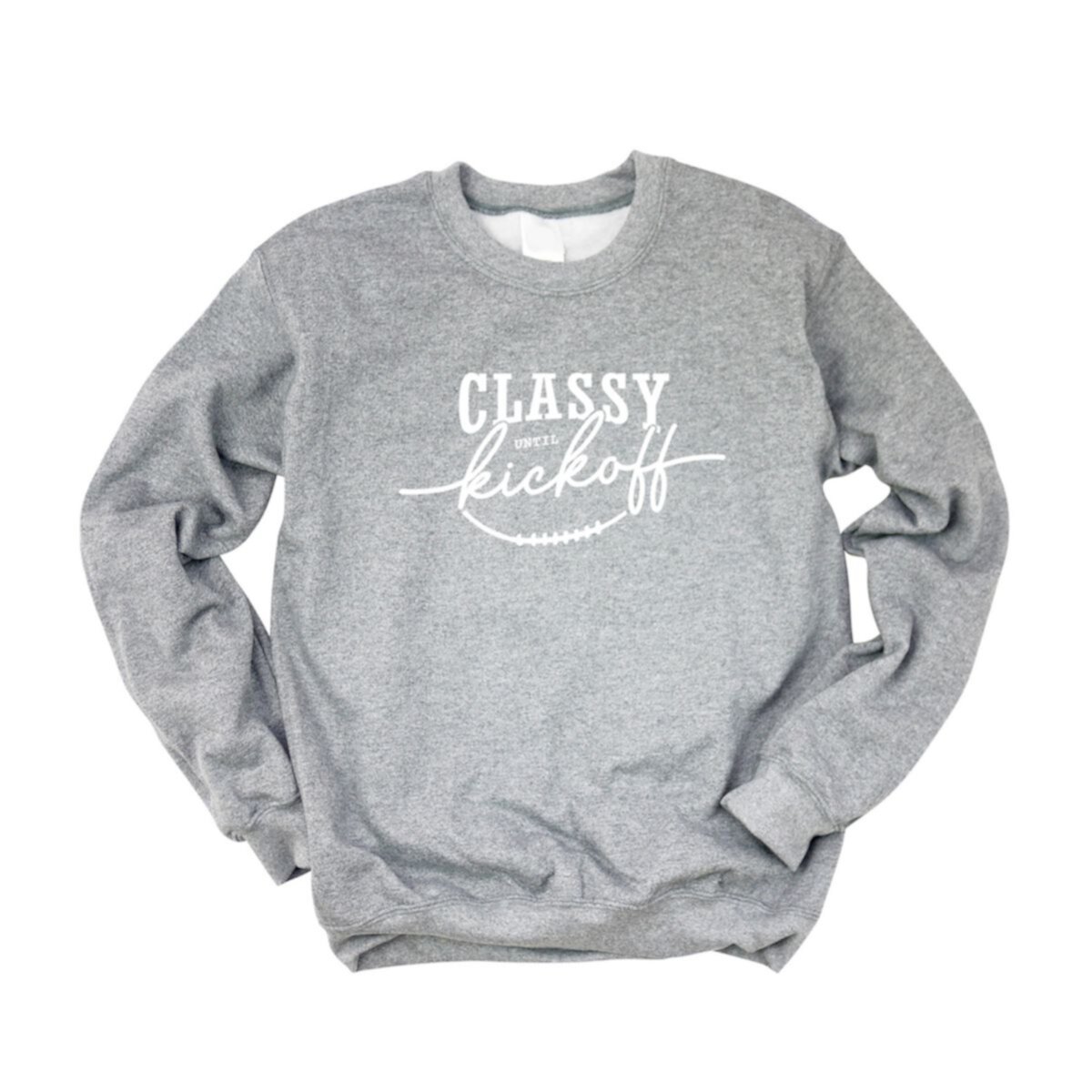 Classy Until Kickoff Sweatshirt Simply Sage Market