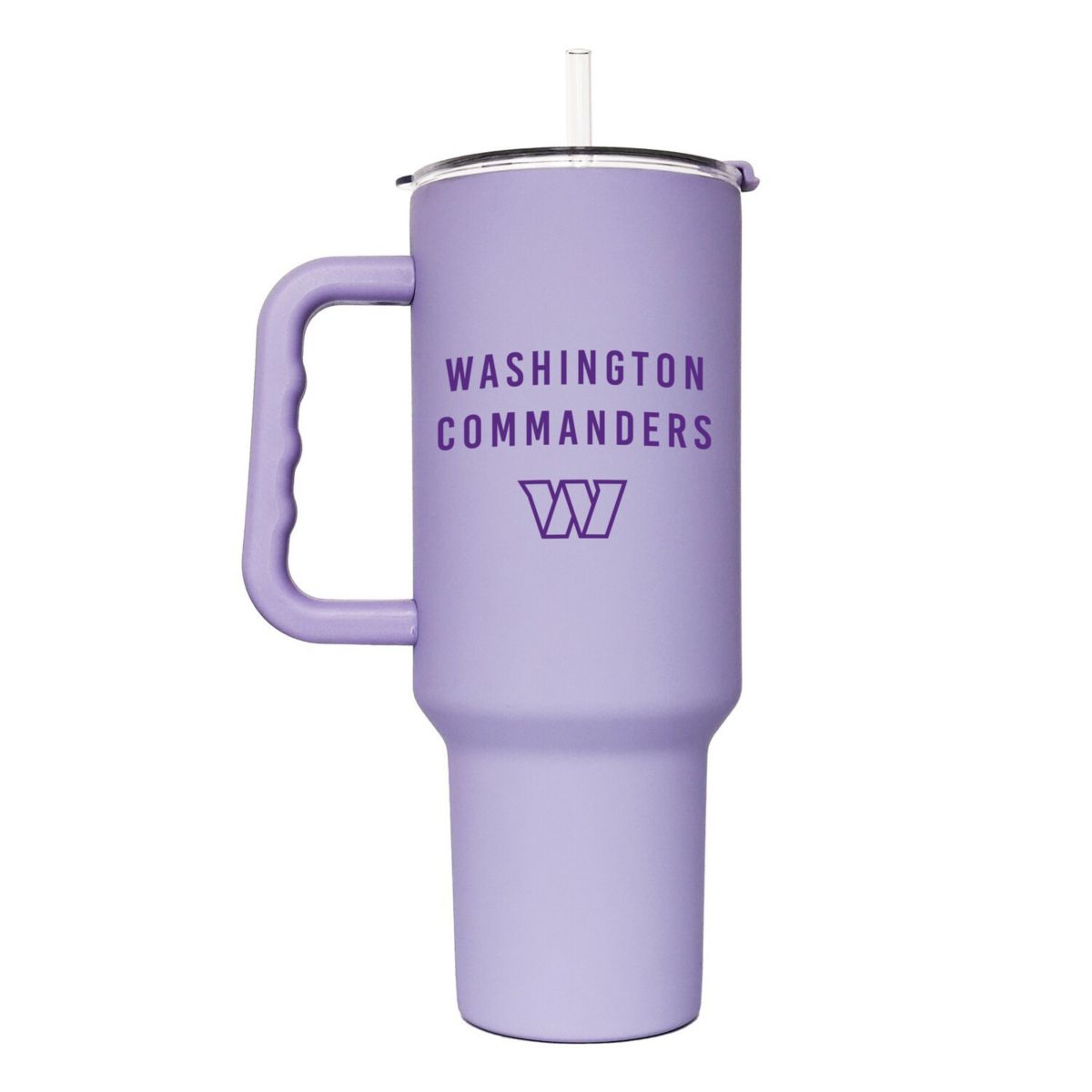 Washington Commanders 40oz. Lavender Soft Touch Tumbler Logo Brand