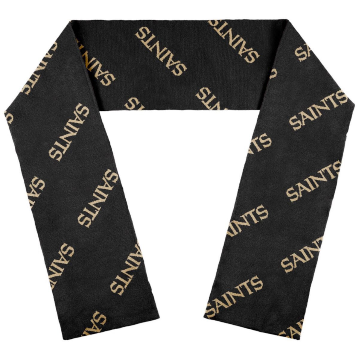 Длинный шарф WEAR by Erin Andrews New Orleans Saints Team Wordmark Unbranded