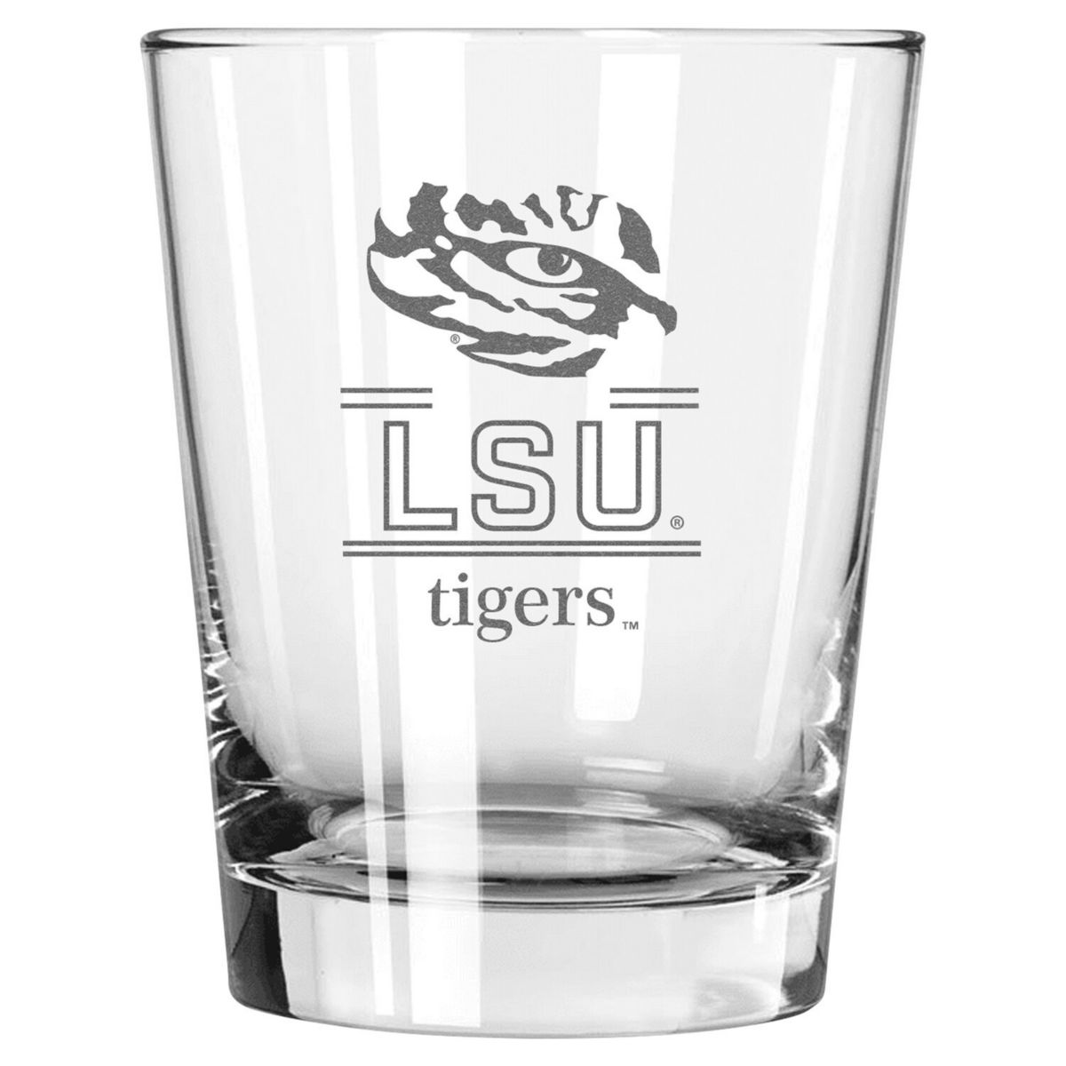 LSU Tigers 15oz. Double Old Fashioned Glass The Memory Company