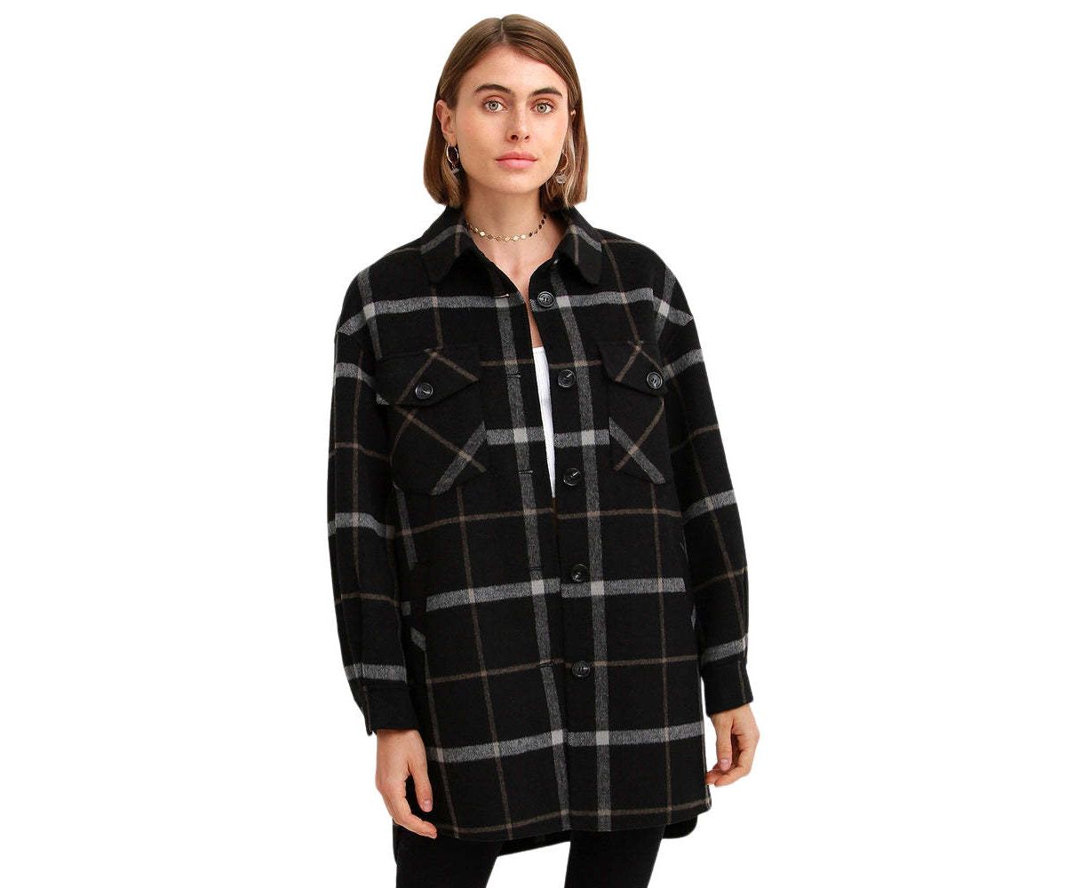 River's Edge Plaid Shacket Belle & Bloom