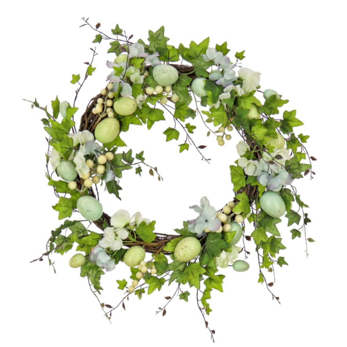 National Tree Company Artificial Ivy Eggs Easter Wreath National Tree Company