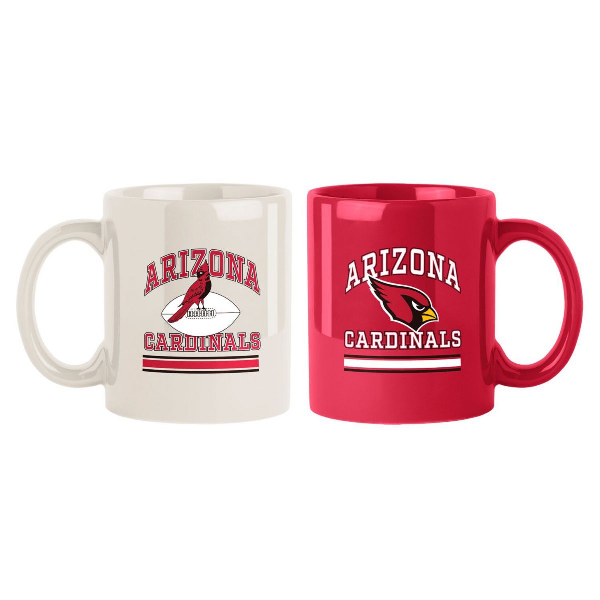 Arizona Cardinals 2-Pack 15oz. Color Mug Set Logo Brand