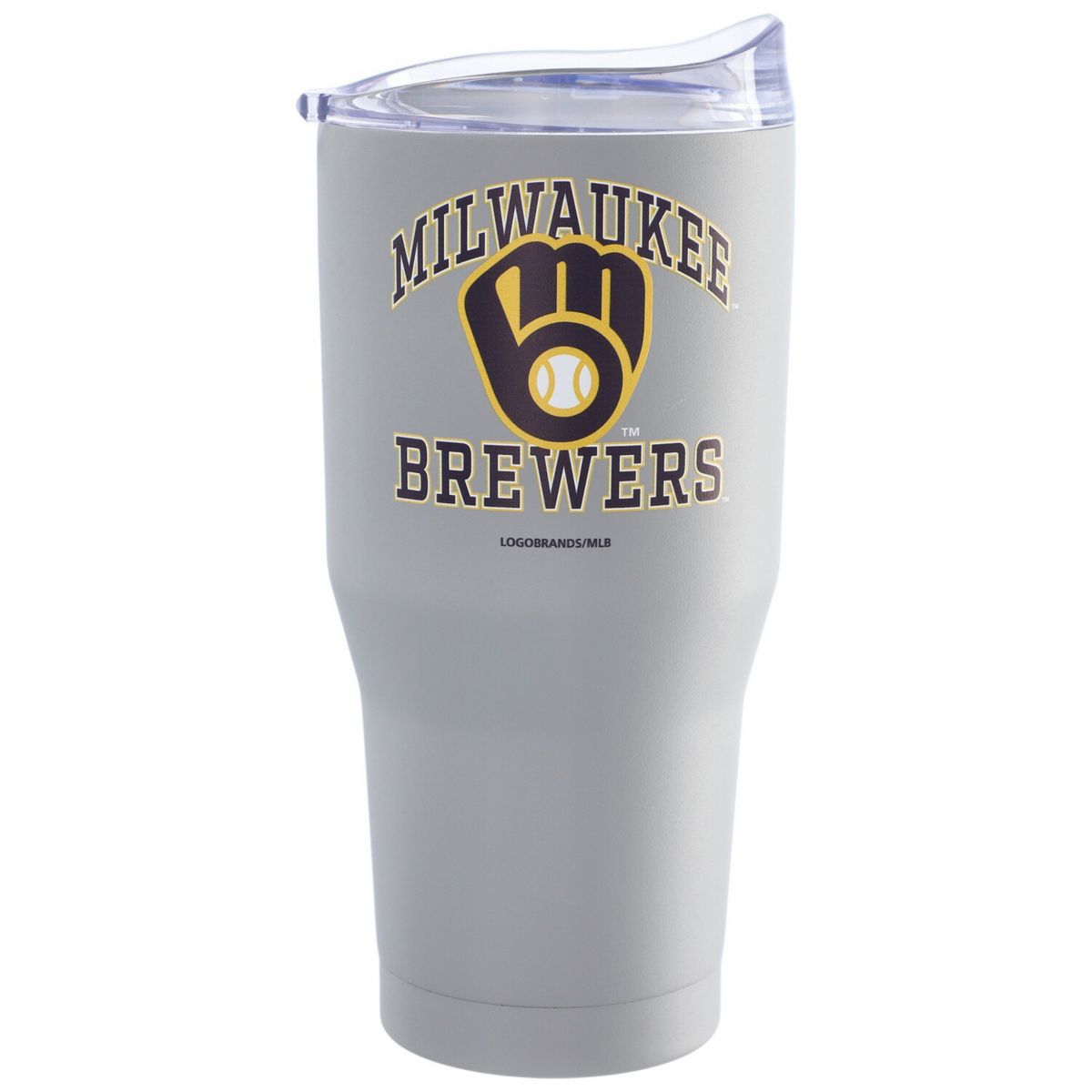Milwaukee Brewers 30oz. Stone Powder Coat Tumbler Logo Brand