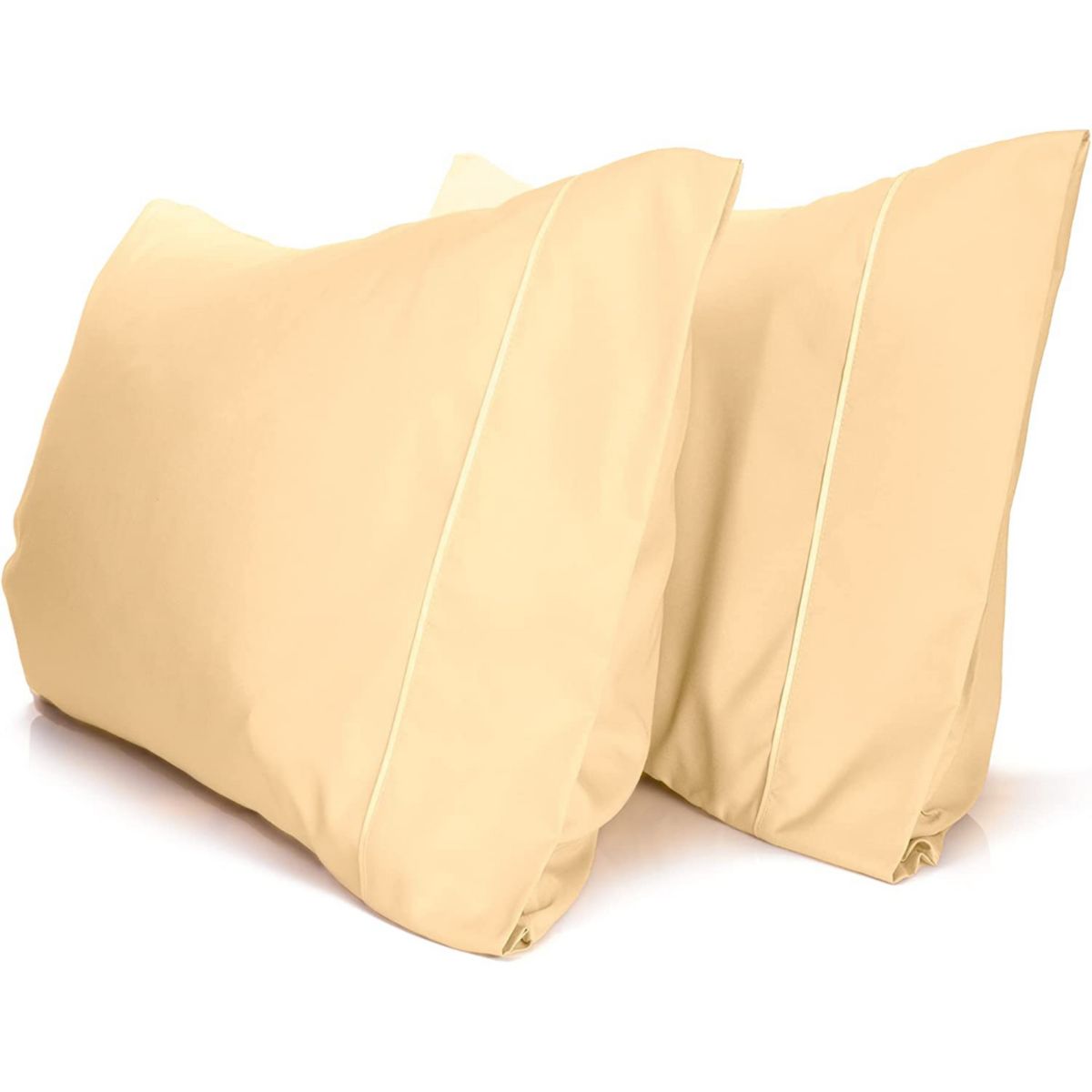 2PC Rayon From Ultra Soft Solid Performance Pillowcase Set - Luxclub LuxClub