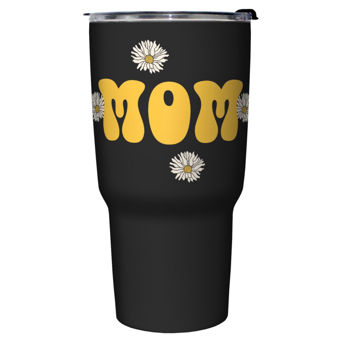 Mom Daisies Background Graphic Travel Mug Unbranded