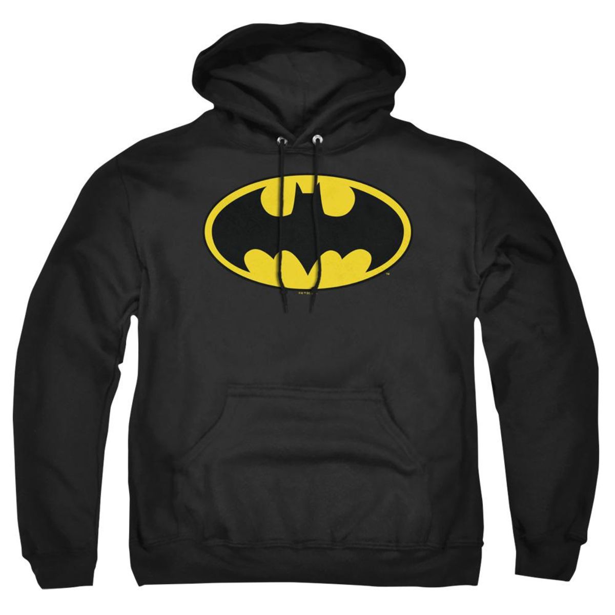 Batman Classic Logo Adult Pull Over Hoodie Licensed Character