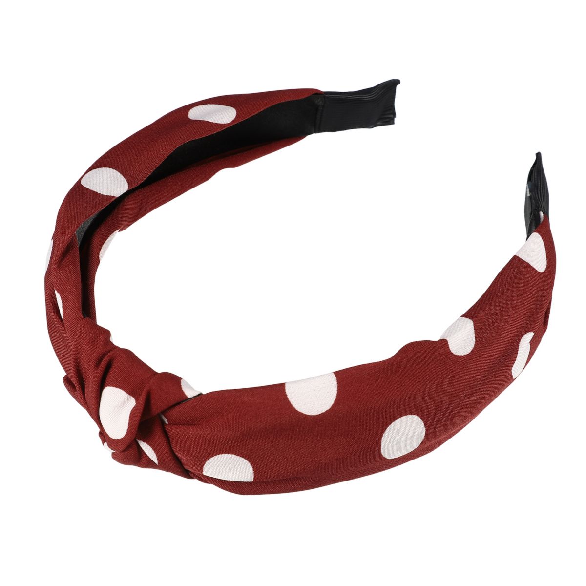 Polka Dot Headband Knotted Headbands For Women Knot Elastic Hair Hoop Unique Bargains