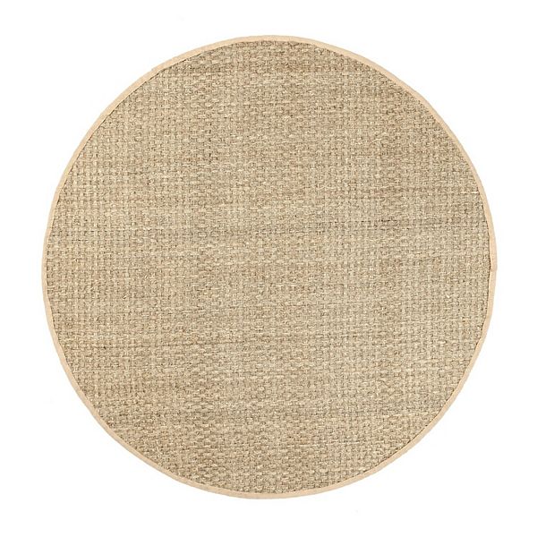 nuLOOM Hesse Checker Weave Seagrass Indoor/Outdoor Rug NuLOOM