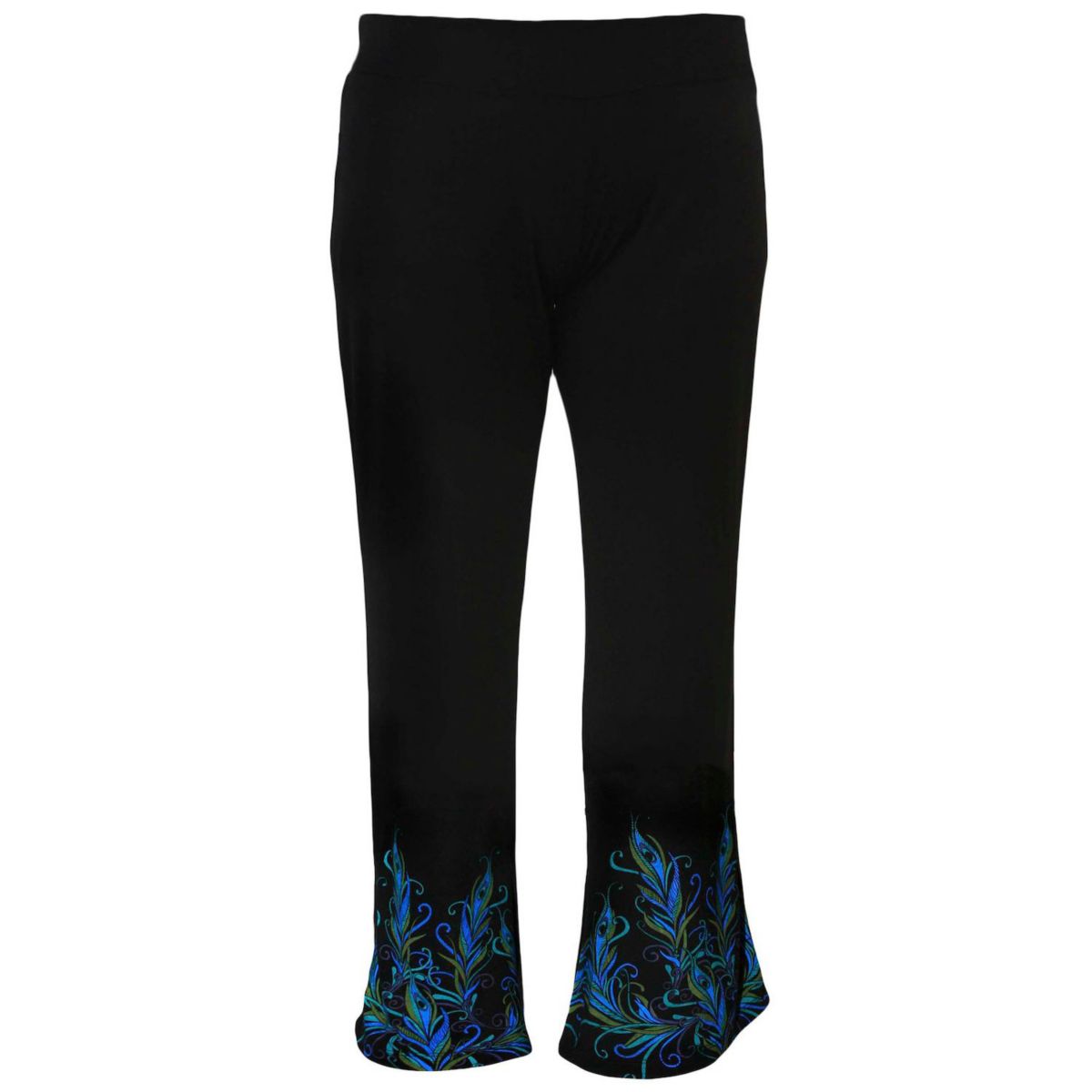 Peacock Feather Printed Women's Adult Palazzo Pant MCCC Sportswear