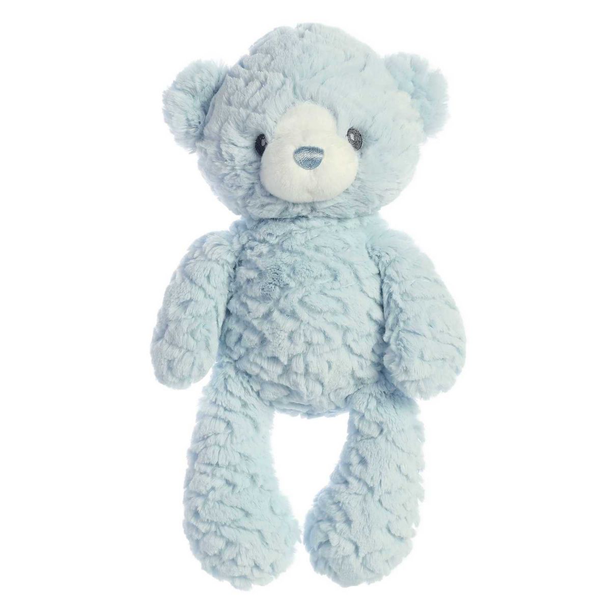 ebba Large Huggy Bear 13&#34; Blue Snuggly Baby Stuffed Animal Ebba
