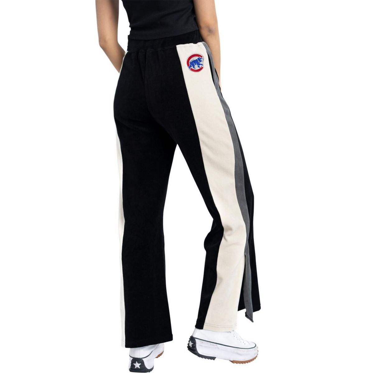 Women's Lusso Black Chicago Cubs Nova Pants Unbranded