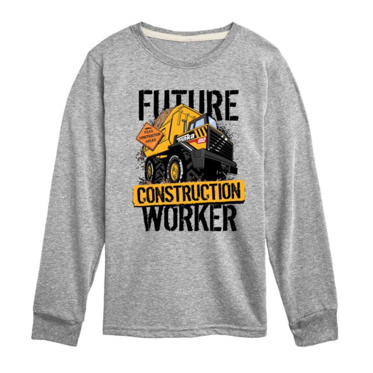 Мальчиковый Джерси Tonka Future Construction Worker Long Sleeve Graphic Tee Tonka