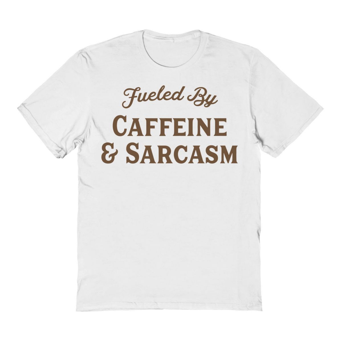 Men's COLAB89 by Threadless Fueled By Caffeine and Sarcasm Graphic Tee COLAB89 by Threadless