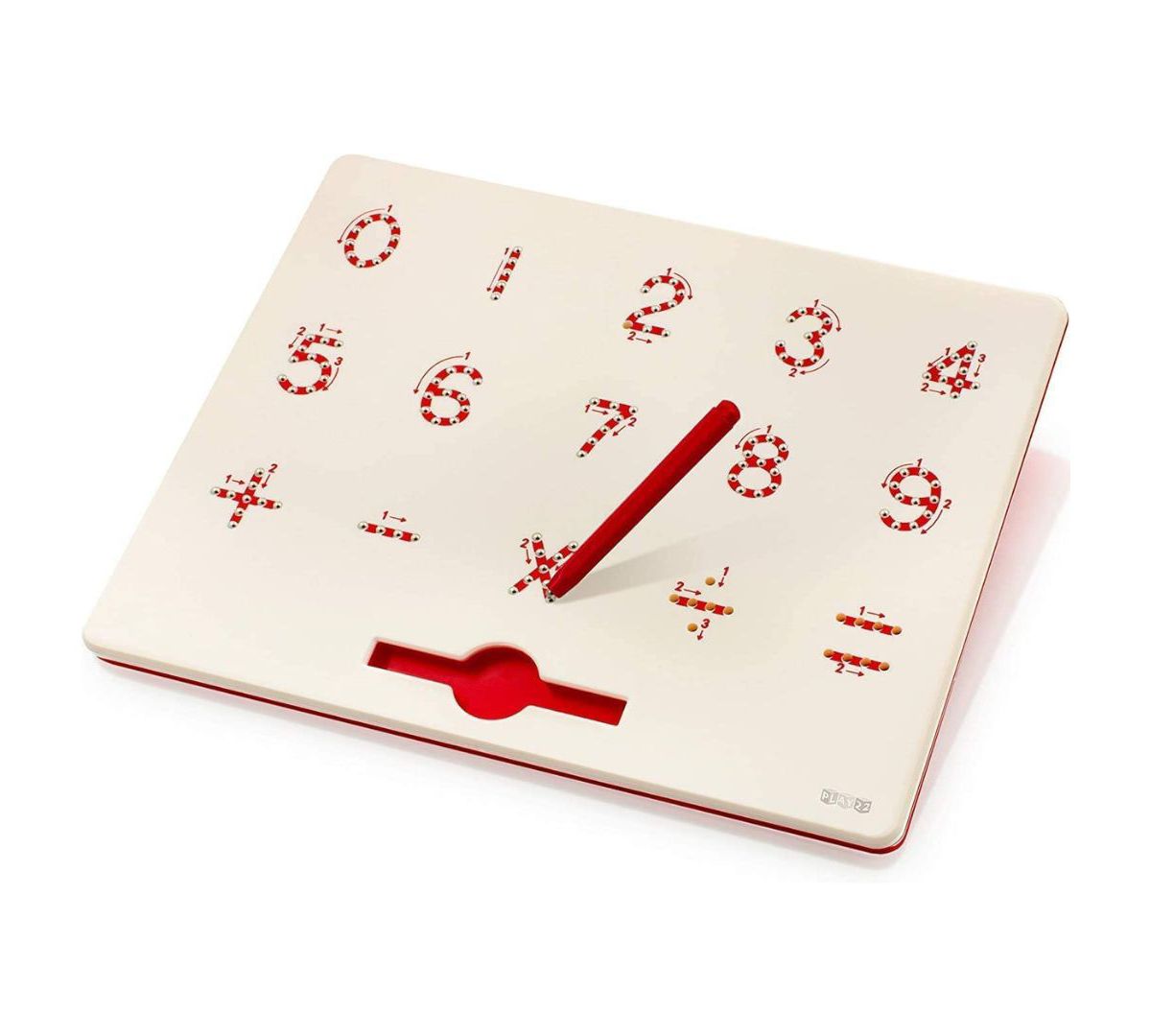 Magnetic 0-9 Doodle Board for Numbers Learning with 133 Slots Erasable Includes a Pen Play22