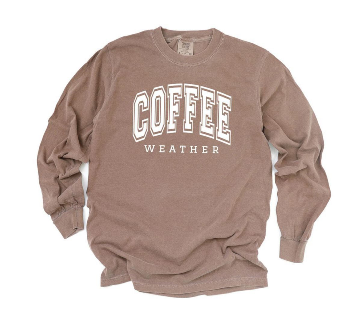Coffee Weather Garment Dyed  Long Sleeve Tees Simply Sage Market