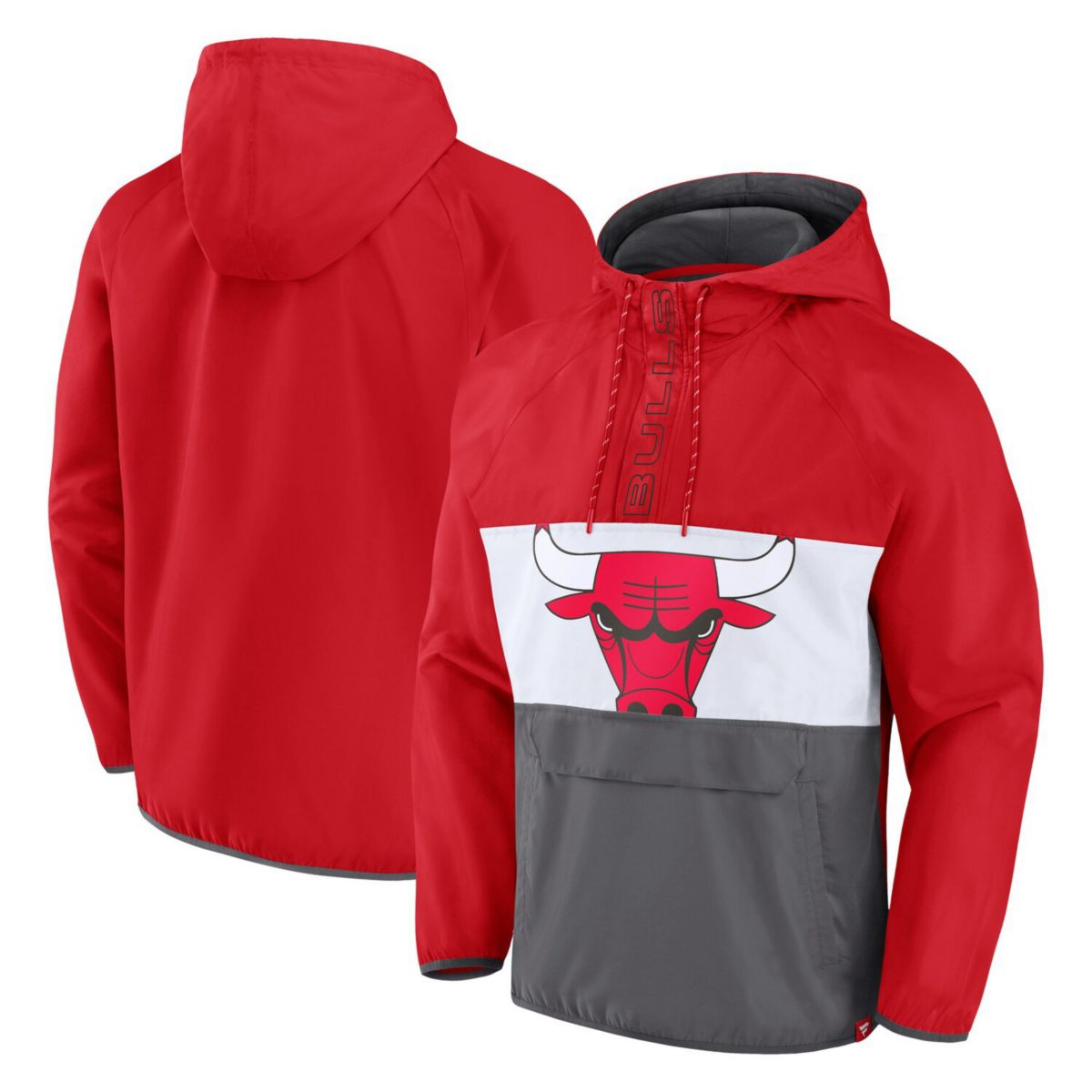 Мужская Куртка Fanatics: Chicago Bulls Anorak Flagrant Foul с Капюшоном и Половинной Молнией Unbranded