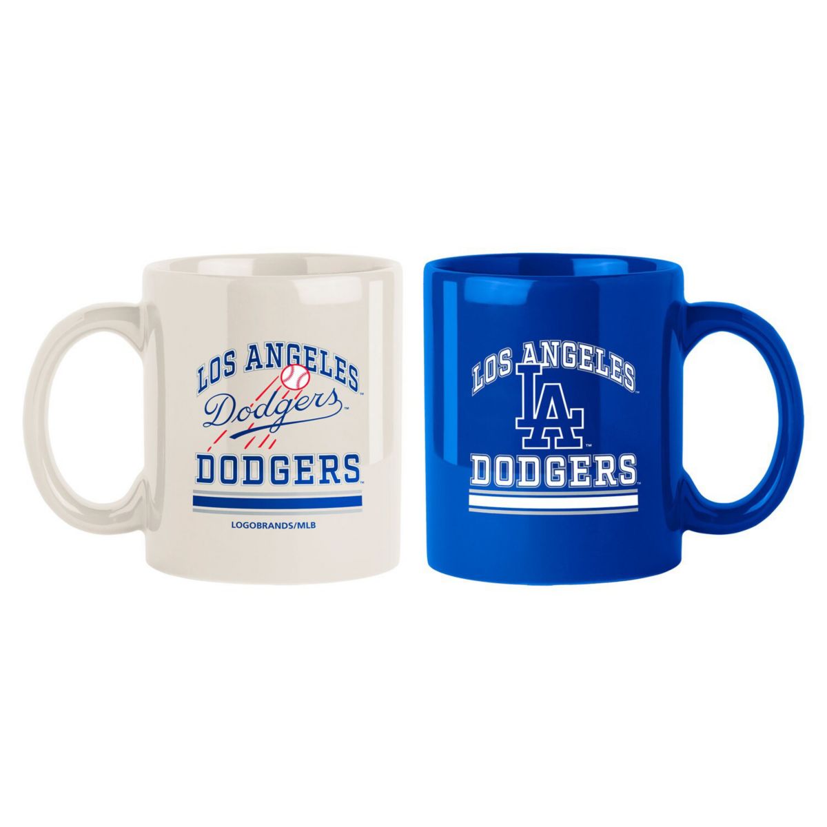 Los Angeles Dodgers 2-Pack 15oz. Color Mug Set Logo Brand