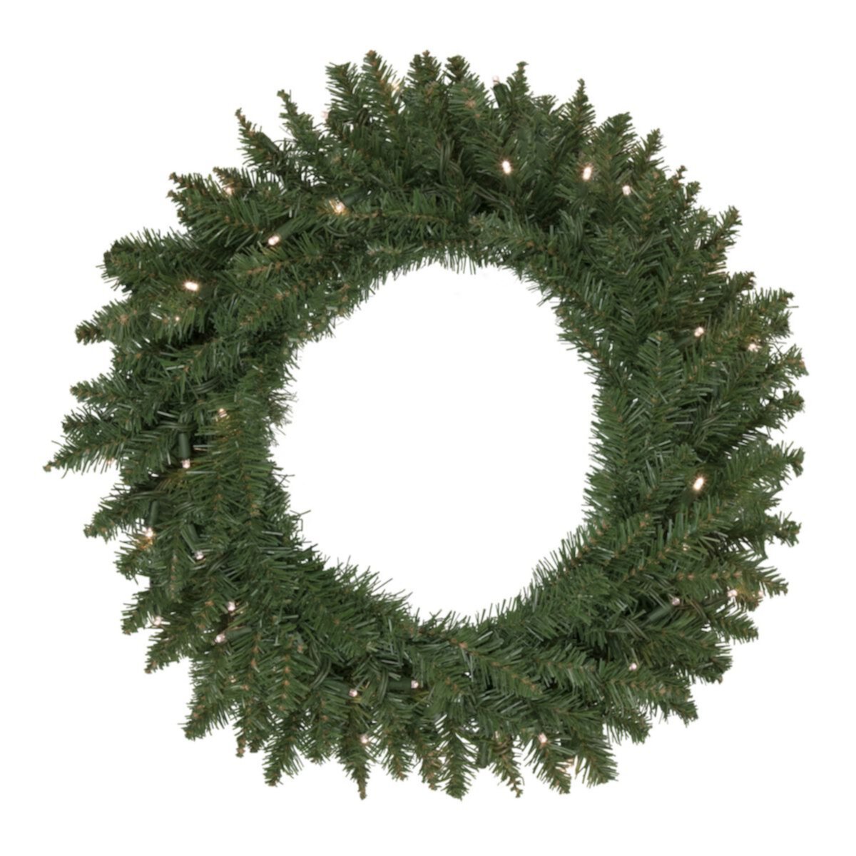 Northlight Pre-Lit Winona Fir Artificial Christmas Wreath with Warm White LED Lights Northlight