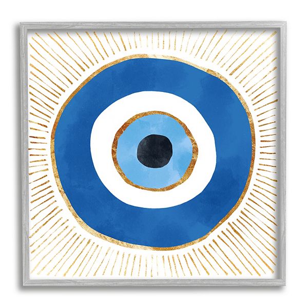 Stupell Home Decor Evil Eye Symbol Rays Framed Wall Art Stupell Home Decor