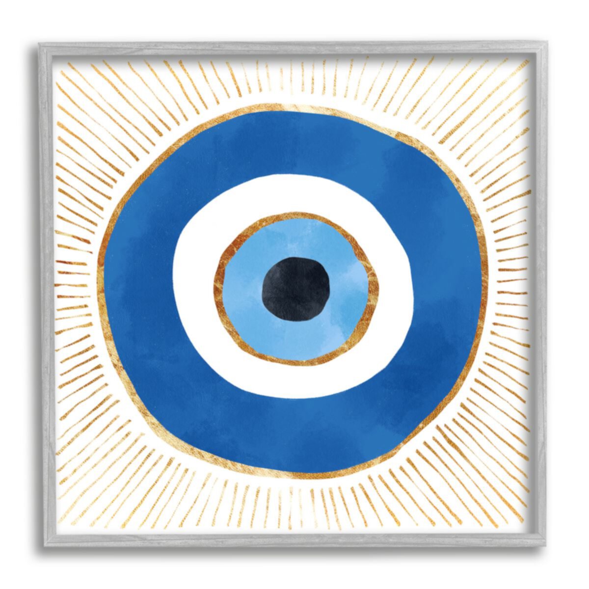 Stupell Home Decor Evil Eye Symbol Rays Framed Wall Art Stupell Home Decor