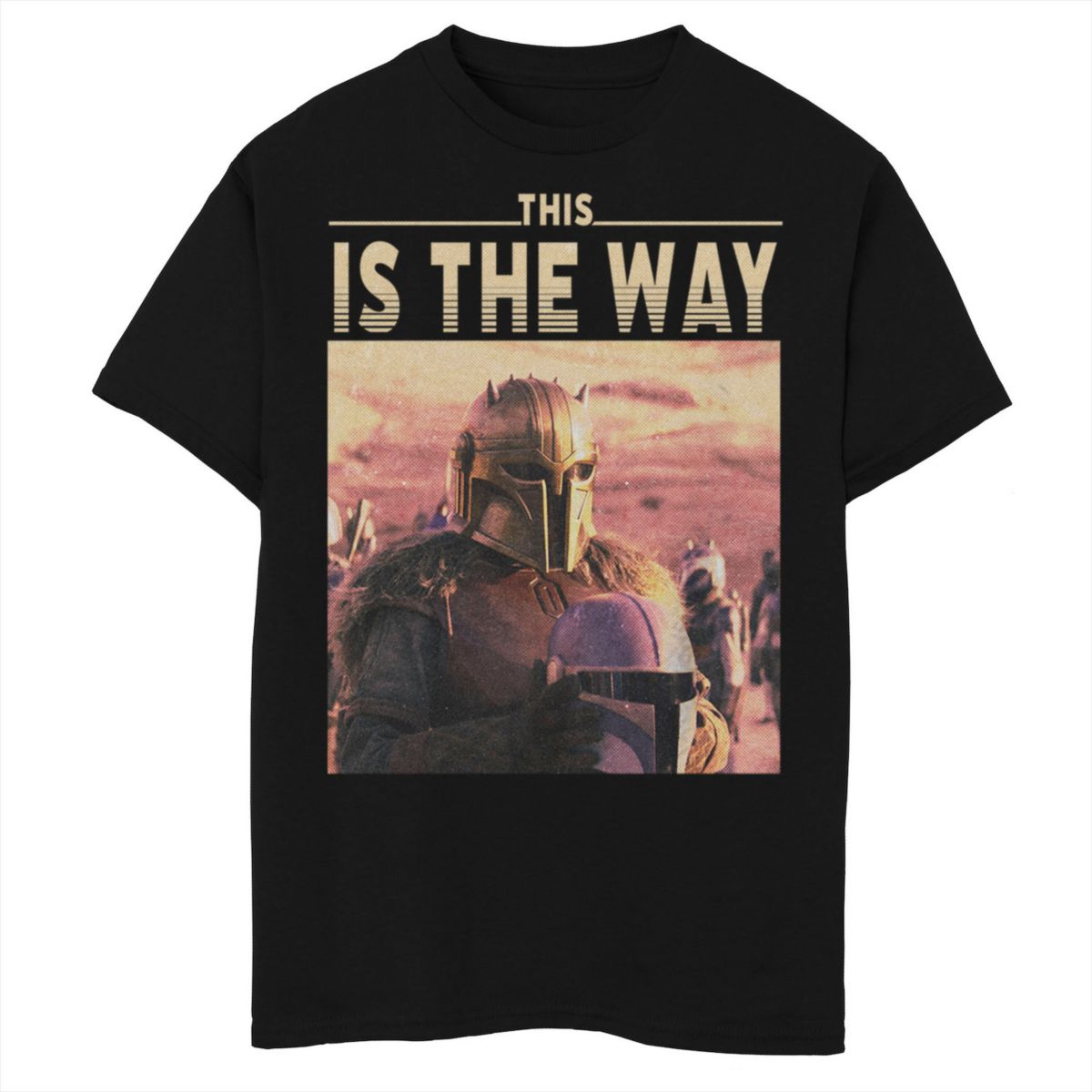 Boys Husky Star Wars The Mandalorian This Is The Way Graphic Tee Star Wars