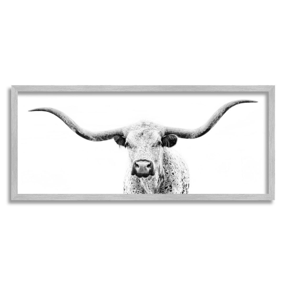 Stupell Home Decor Longhorn Cattle Gazing Framed Wall Art Stupell Home Decor