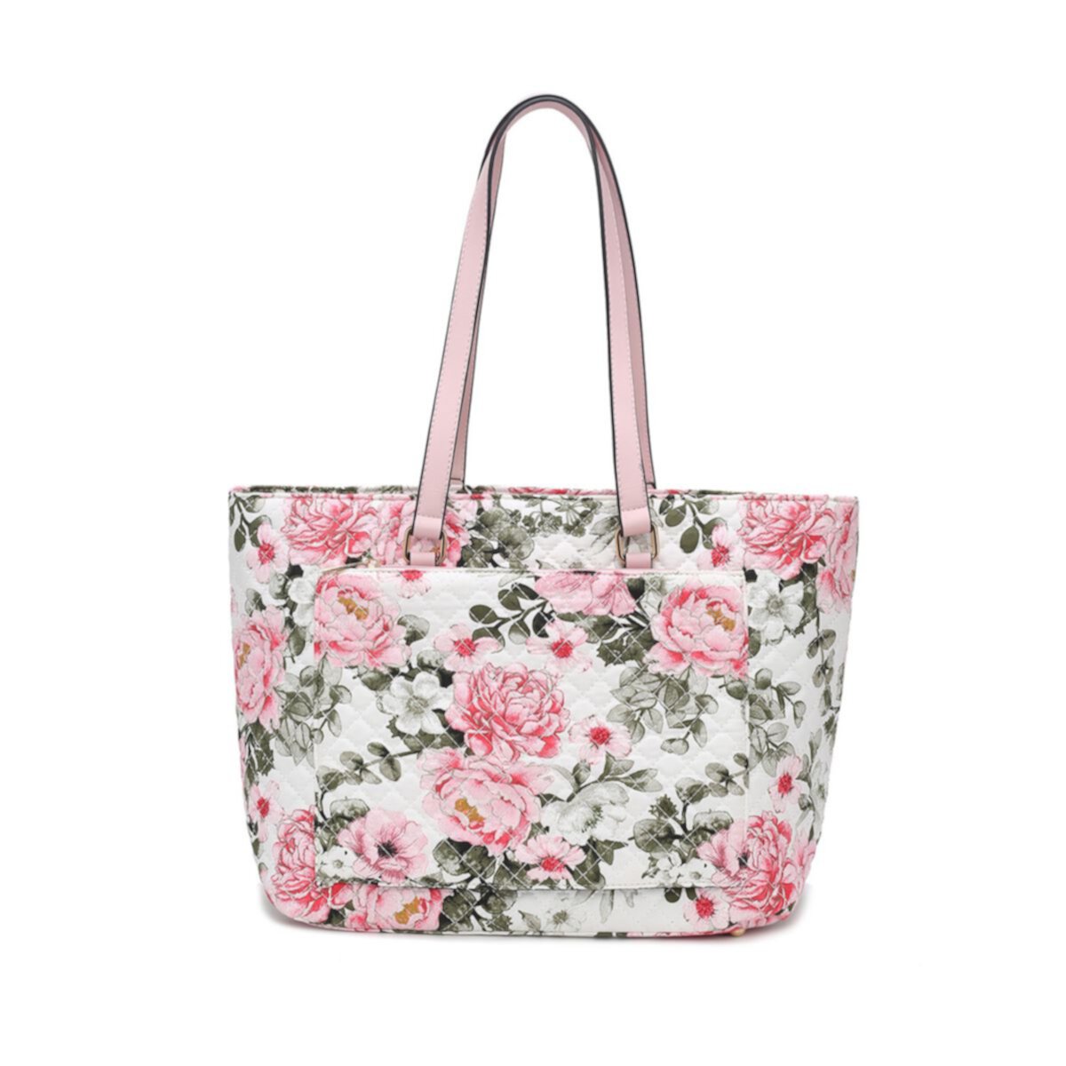 Mkf Collection Hallie Quilted Cotton Botanical Pattern Women’s Tote Bag By Mia K MKF Collection