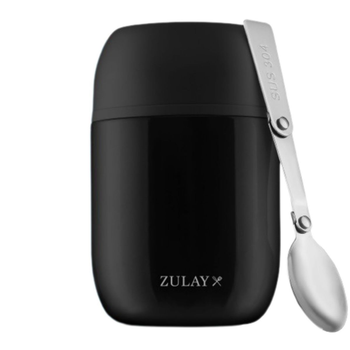 Vacuum Insulated Food Jar for Hot Foods, Stainless Steel Zulay