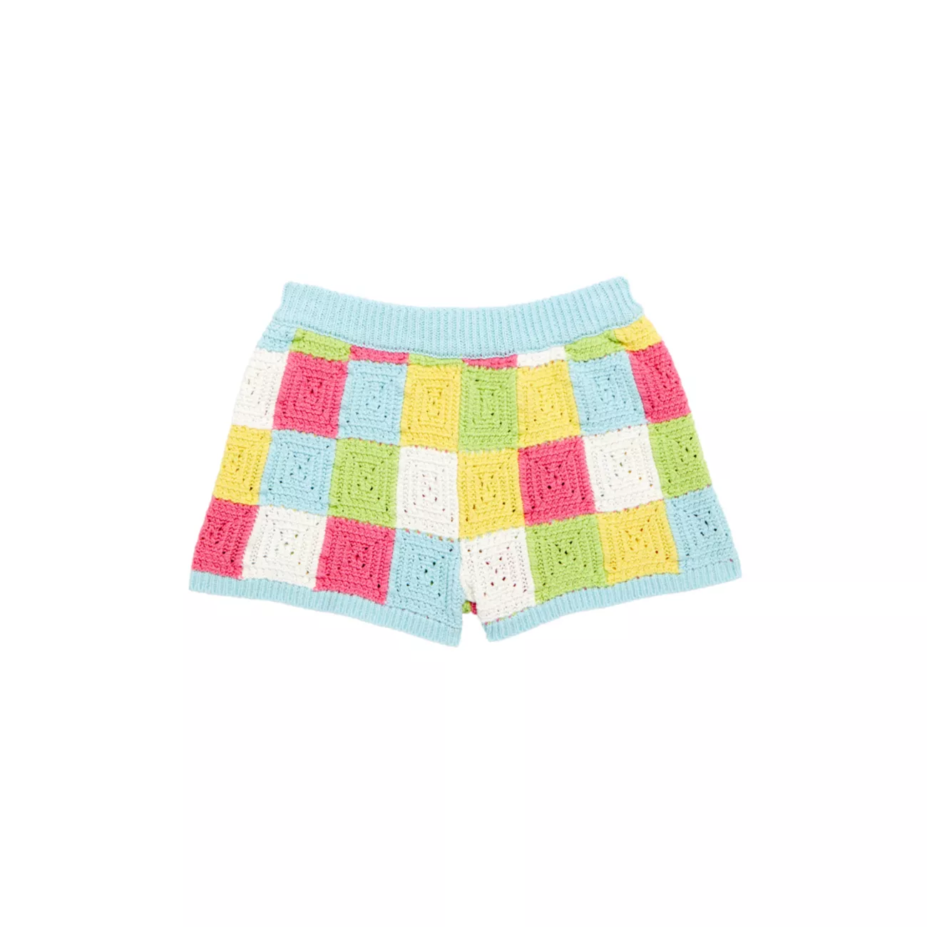 Little ​Girl's Check Knit Shorts Design History