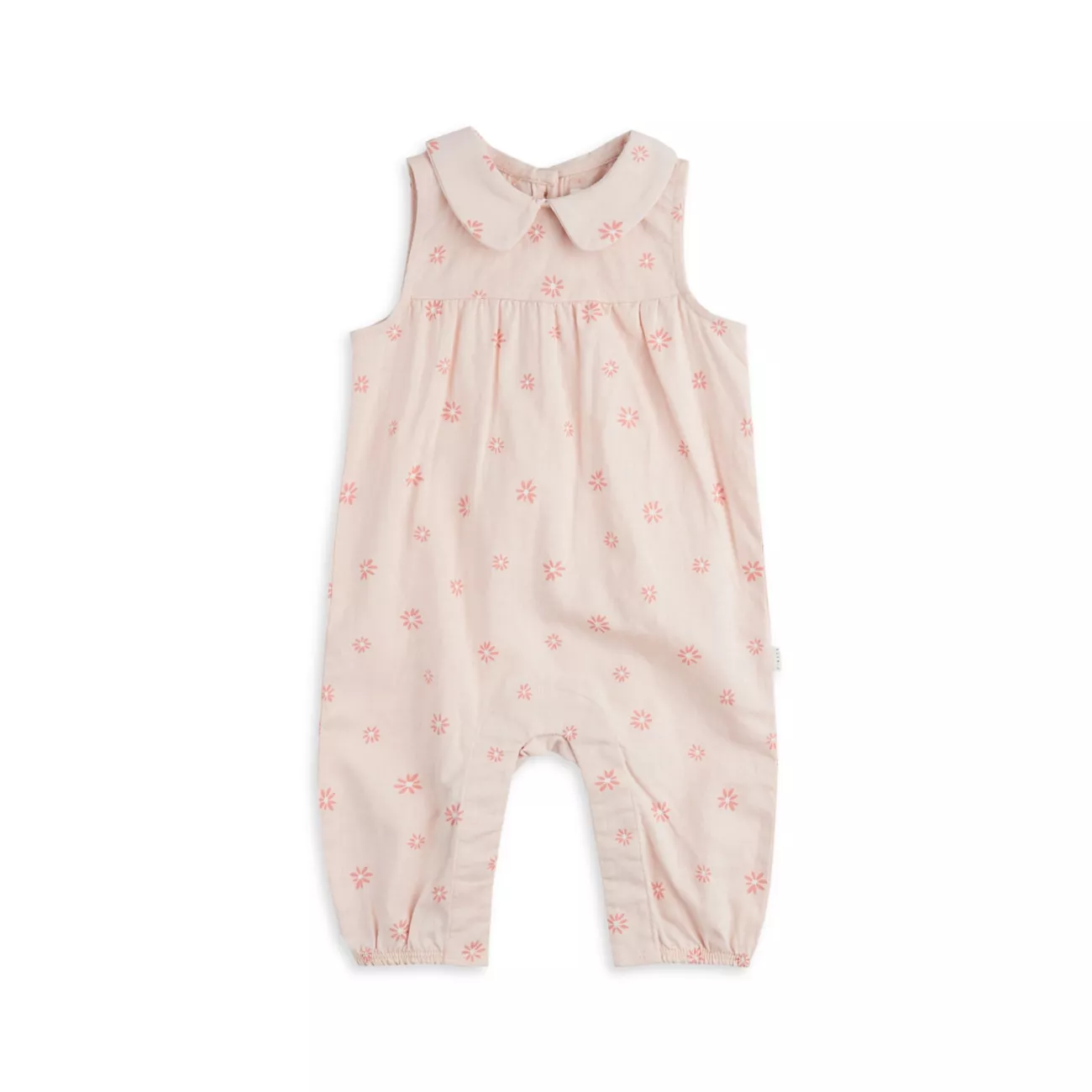 Baby Girl's Daisy Print Sleeveless Coveralls Firsts by Petit Lem