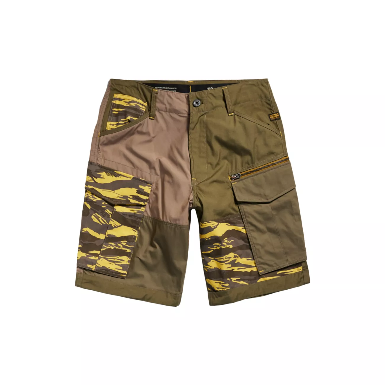 Rovic Colorblocked Cargo Shorts G-STAR RAW