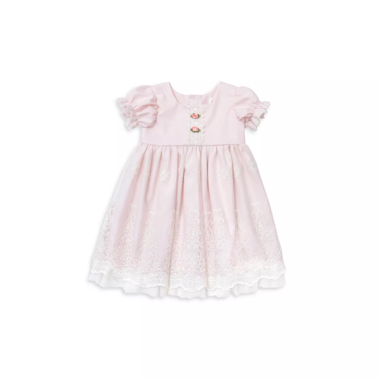 Little Girl's Sophia Lace-Trimmed Dress Haute Baby