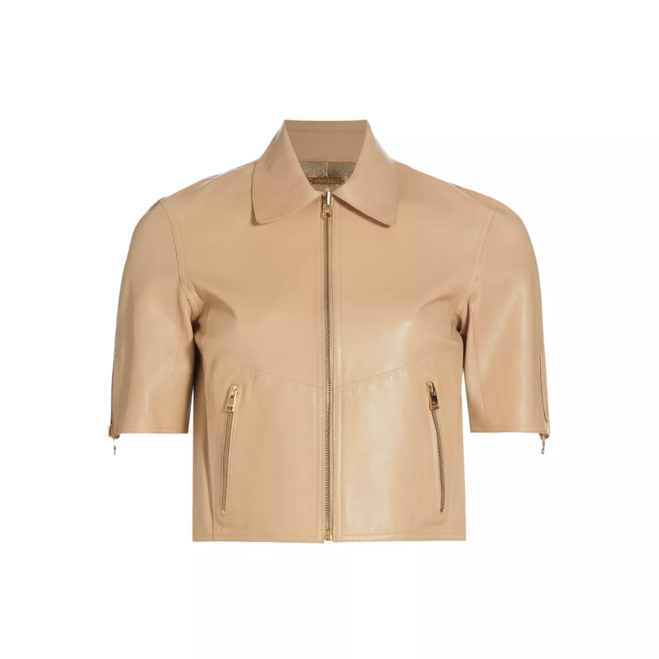 Sevana Reversible Leather Short-Sleeve Jacket LAMARQUE