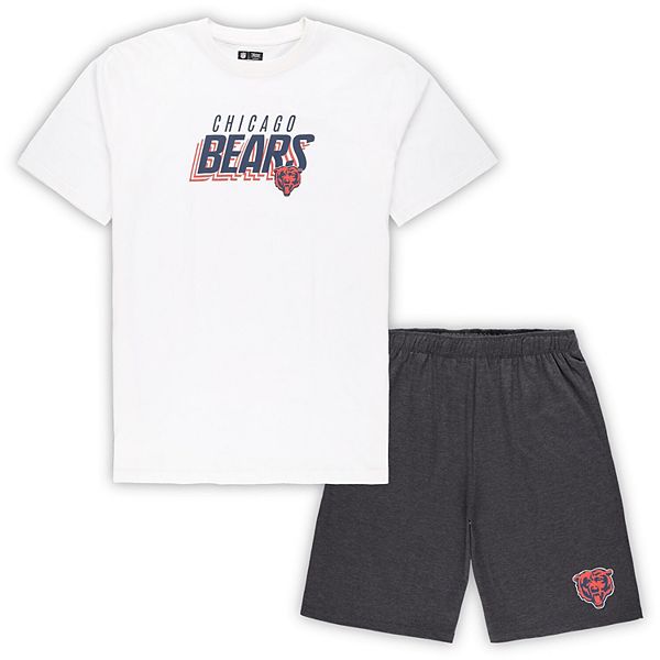 Мужской комплект футболки и шорт Chicago Bears от Concepts Sport, 100% хлопок Unbranded