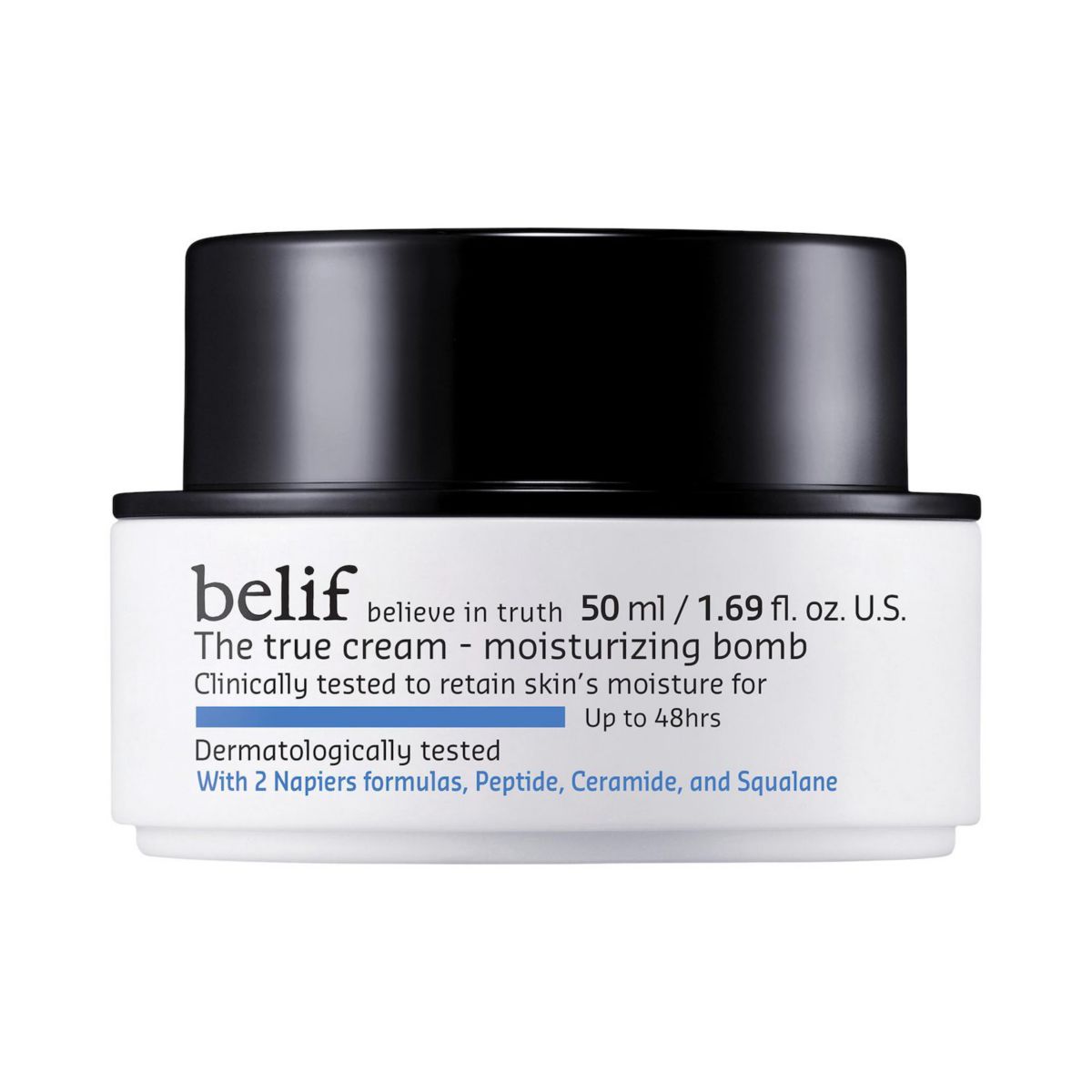 belif The True Cream Moisturizing Bomb with Peptide and Ceramide Belif