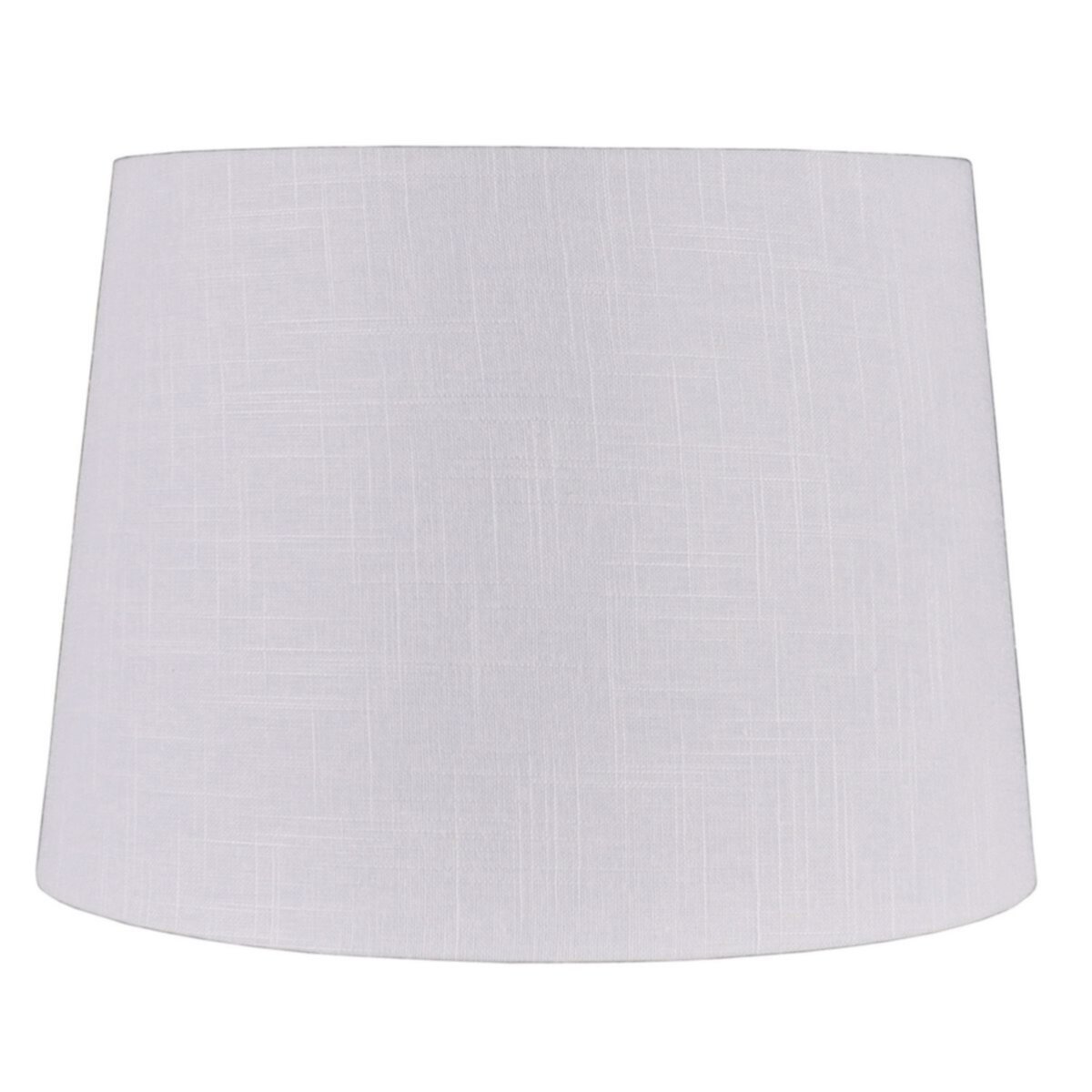 Modified Textured White Drum Lamp Shade Unbranded