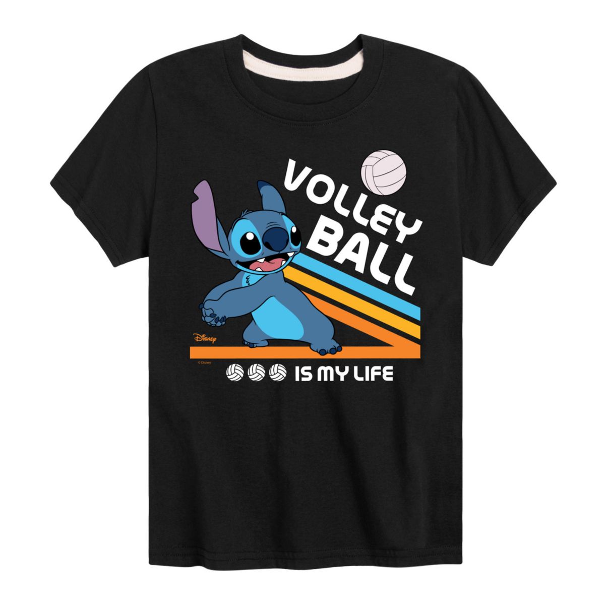 Disney's Lilo & Stitch Boys 8-20 Volleyball Is My Life Graphic Tee Disney