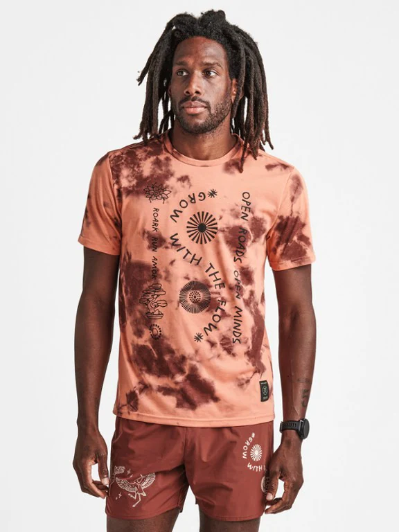 Mathis Performance Tie-Dye Graphic T-Shirt - Men's Roark