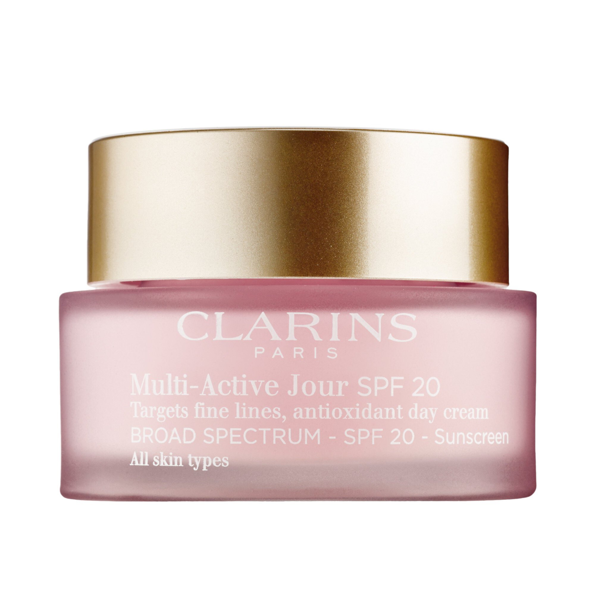 Multi-Active Anti-Aging Day Moisturizer with SPF 20 for Glowing Skin Clarins