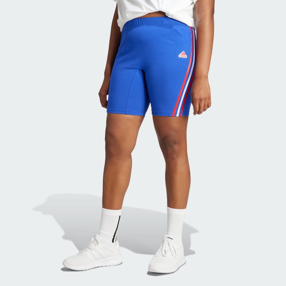 Future Icons 3-Stripes Biker Shorts (Plus Size) Adidas