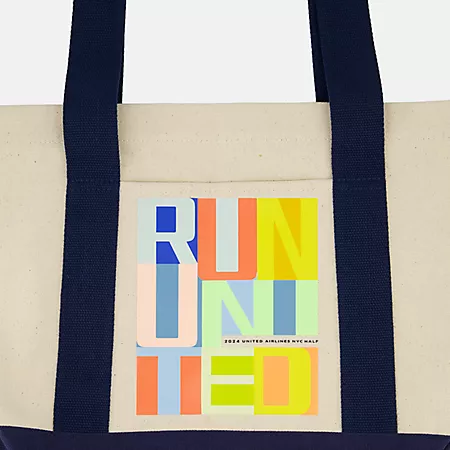 United Airlines Half Canvas Tote New Balance